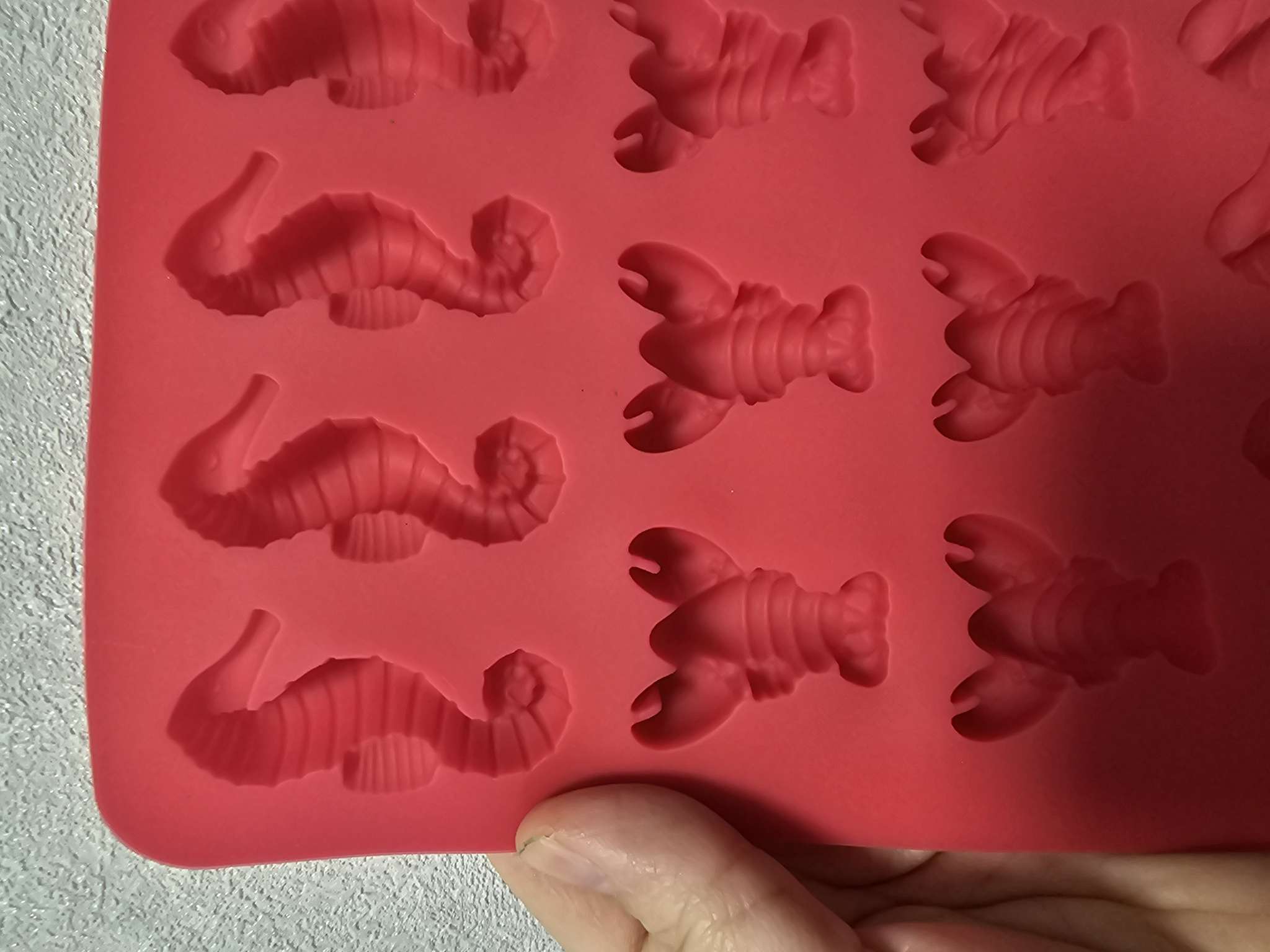 Фотография покупателя товара Форма для мармелада Доляна «Морской мир», силикон, 22×14×1 см, 14 ячеек, МИКС - Фото 1