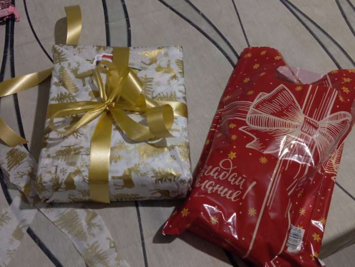 Фотография покупателя товара Лента упаковочная для декора и подарков, белая, 2 см × 45 м - Фото 4