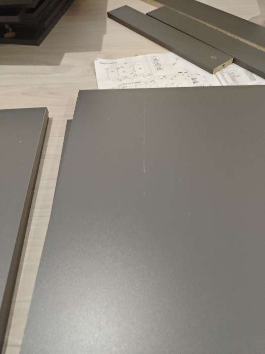 Фотография покупателя товара Кухонный гарнитур в потолок «Виктория», 2400 мм, цвет кашемир/дуб крафт - Фото 116