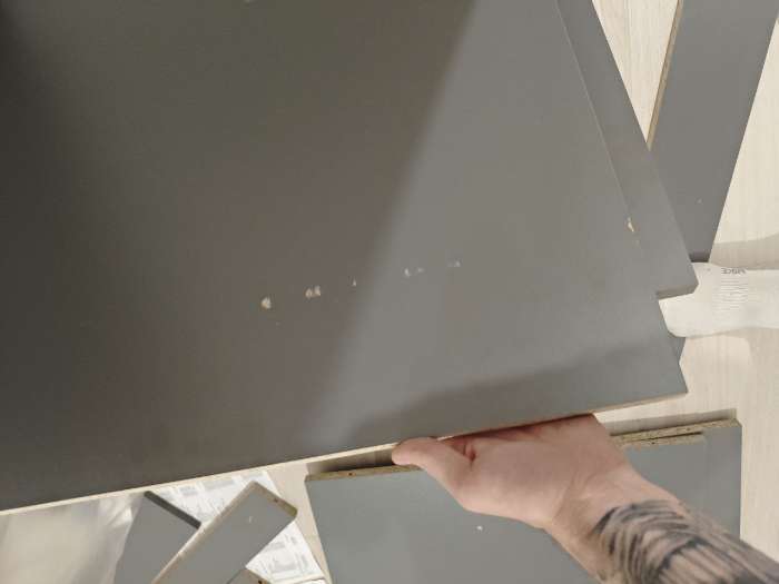 Фотография покупателя товара Кухонный гарнитур в потолок «Виктория», 2400 мм, цвет кашемир/дуб крафт - Фото 113