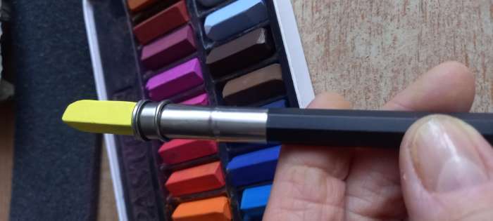 Фотография покупателя товара Держатель для пастели, угля, сангины, соуса, двусторонний - Фото 2