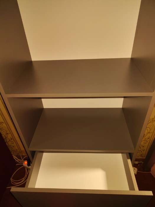 Фотография покупателя товара Стеллаж «Мадера», 604×370×1800 мм, цвет белый - Фото 2