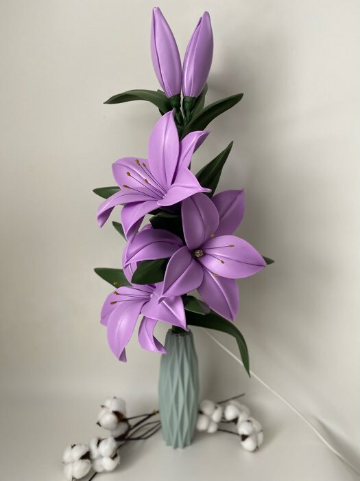 Фотография покупателя товара Ваза для цветов, 7×20 см, 500 мл, цвет МИКС