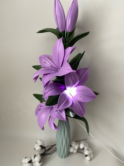Фотография покупателя товара Ваза для цветов, 7×21 см, 500 мл, цвет МИКС - Фото 8