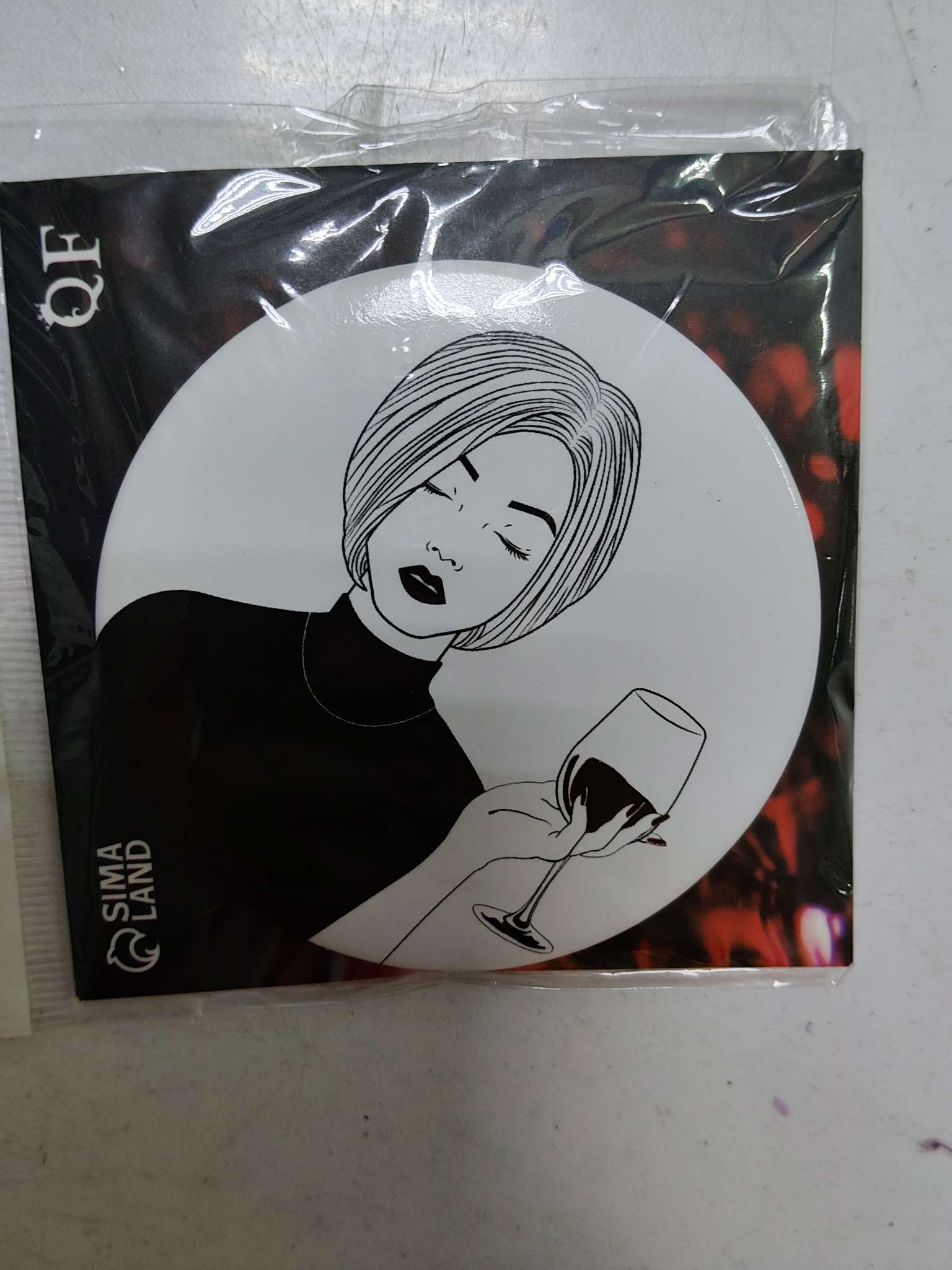 Фотография покупателя товара Зеркало карманное WINE NOT, d=7.5 см, рисунок МИКС - Фото 2