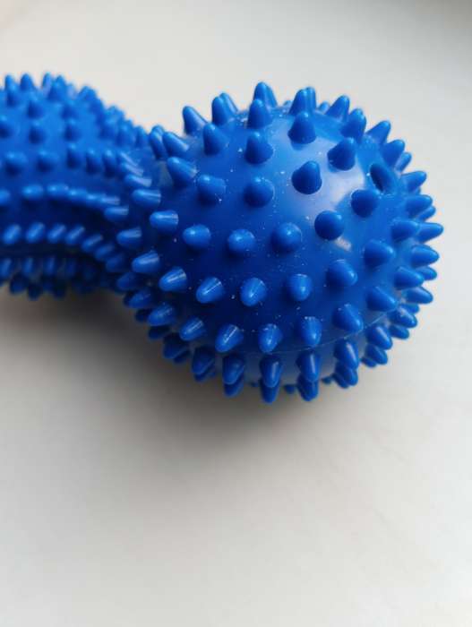 Фотография покупателя товара Массажёр универсальный, 14×6 см, синий - Фото 2