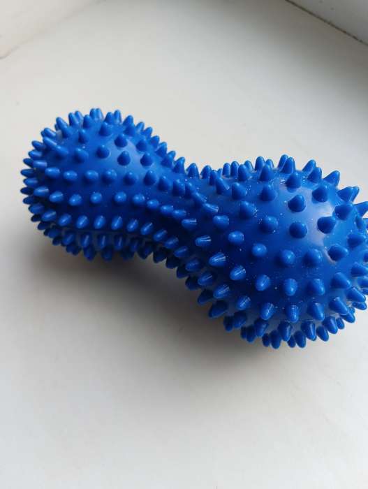 Фотография покупателя товара Массажёр универсальный, 14×6 см, синий - Фото 3