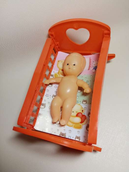Фотография покупателя товара Кровать-качалка для кукол «Мини» - Фото 2