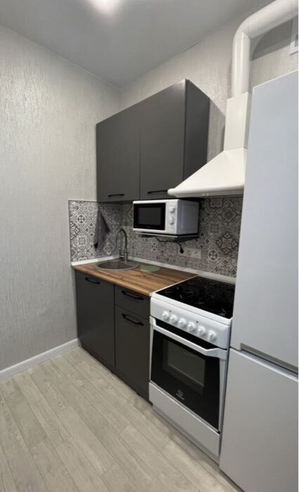 Фотография покупателя товара Кухонный гарнитур «Мори», 2000×600 мм, цвет графит - Фото 1