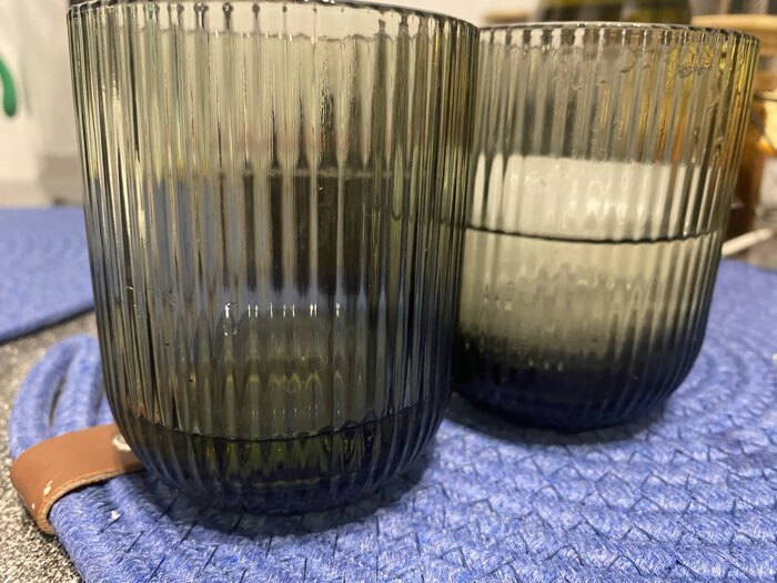 Фотография покупателя товара Стакан Magistro «Грани», 260 мл, 7.5×9.5 см, стекло, графит - Фото 4