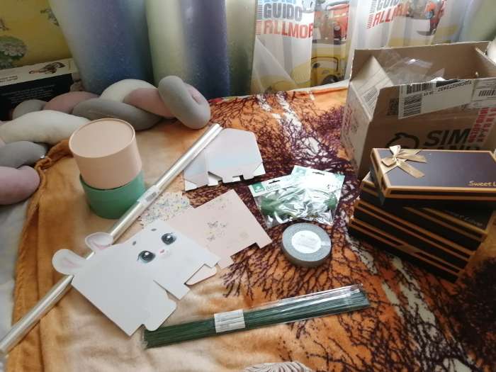 Фотография покупателя товара Проволока для изготовления искусственных цветов "Зелёная" длина 40 см сечение 0,2 см - Фото 1