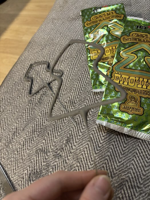 Фотография покупателя товара Бенгальские огни золотые «Звёздочка», 2 шт., 17 см, горение 30 сек. - Фото 1