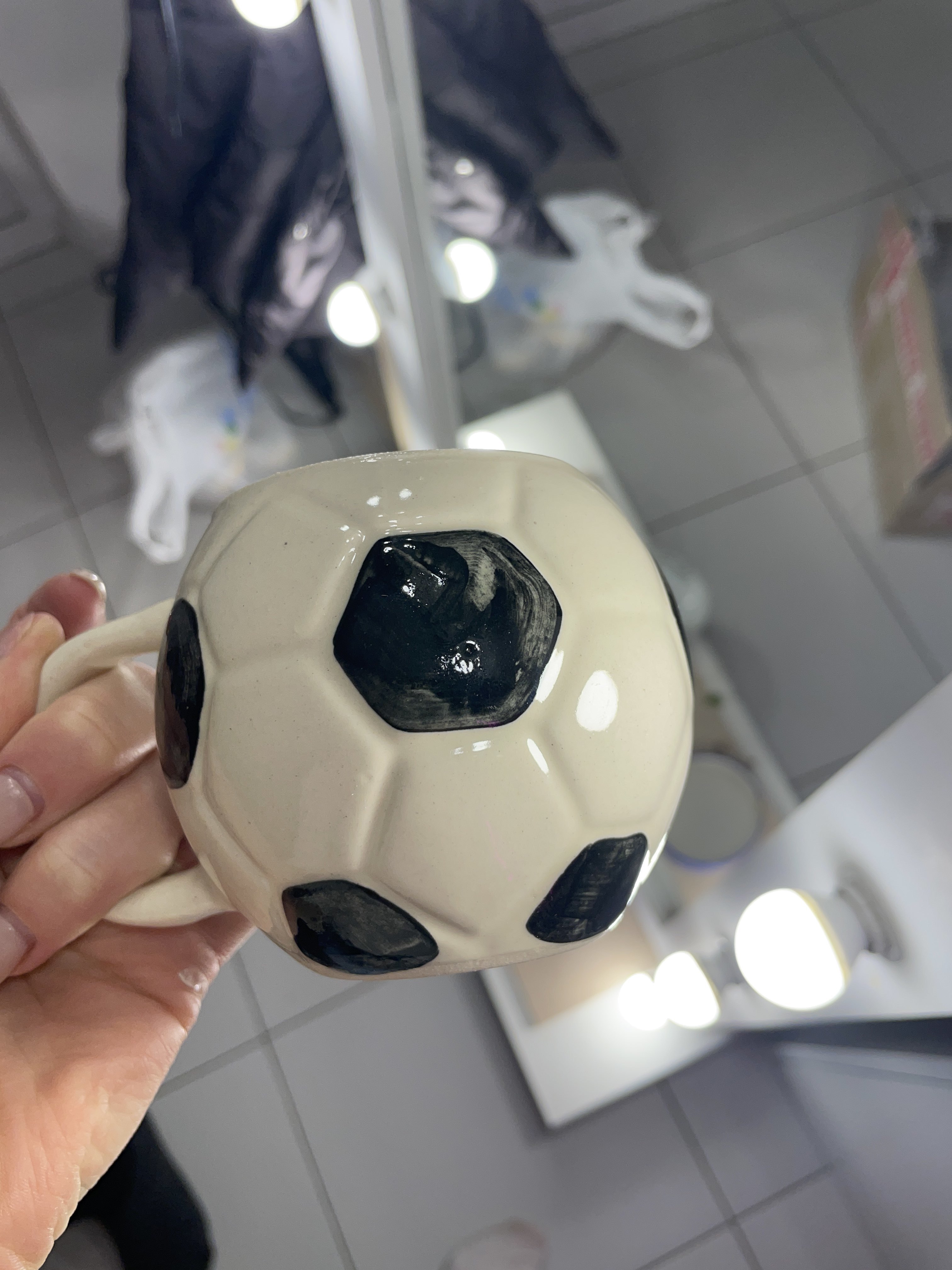Фотография покупателя товара Кружка "Мяч", керамика, 0.33 л, 1 сорт - Фото 13