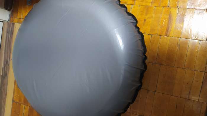 Фотография покупателя товара Тюбинг-ватрушка ONLITOP, диаметр чехла 85 см, цвета МИКС - Фото 2