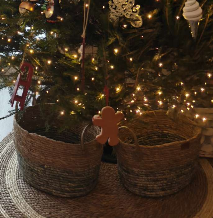 Фотография покупателя товара Корзины для хранения SL Home, плетёные, ручной работы, 3 шт., 30×23×16 см до 37×27×19 см - Фото 1