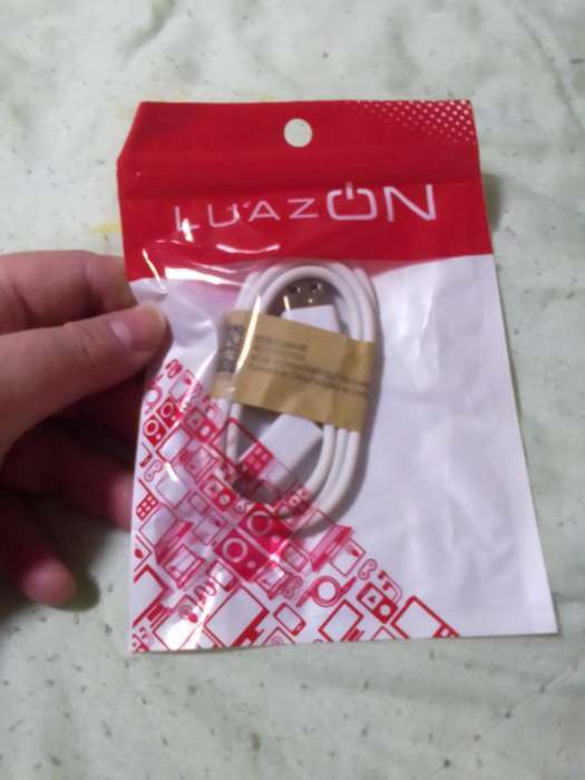 Фотография покупателя товара Кабель LuazON, microUSB - USB, 1 А, 1 м, белый - Фото 1