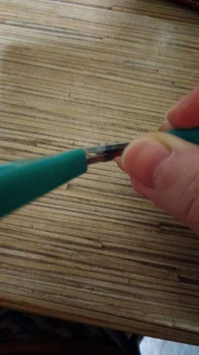 Фотография покупателя товара Ножницы-когтерезы малые с упором для пальца, микс - Фото 2