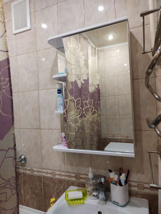 Фотография покупателя товара Комплект мебели: для ванной комнаты "Тура 50": тумба + раковина + зеркало-шкаф - Фото 9