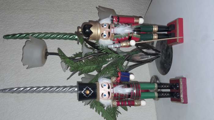 Фотография покупателя товара УЦЕНКА Новогодний сувенир «Щелкунчики» 5×8×24.5 см МИКС - Фото 5