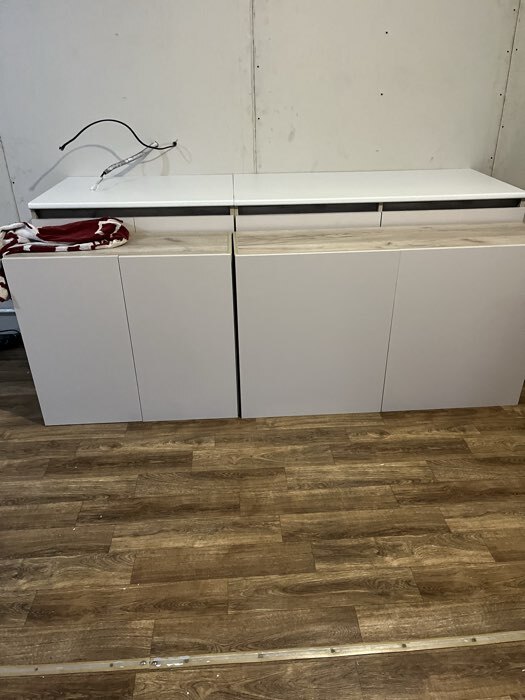 Фотография покупателя товара Кухонный гарнитур прямой «Челси», 2000 мм, цвет белый глянец/белый/сонома - Фото 1