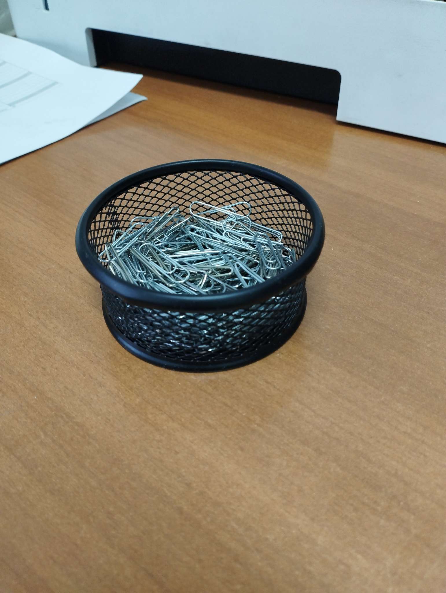 Фотография покупателя товара Стакан для канцелярских мелочей, серый, сетка - Фото 1