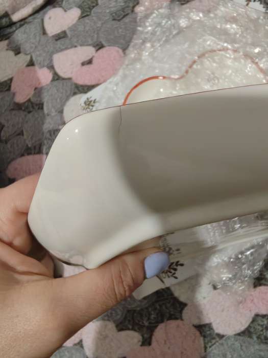 Фотография покупателя товара Тарелки сервировочные новогодние Доляна «Сказочный бал.Щелкунчик», набор 2 шт., 22.5×2.6 см, 16.5×2 см, доломит, белые - Фото 3