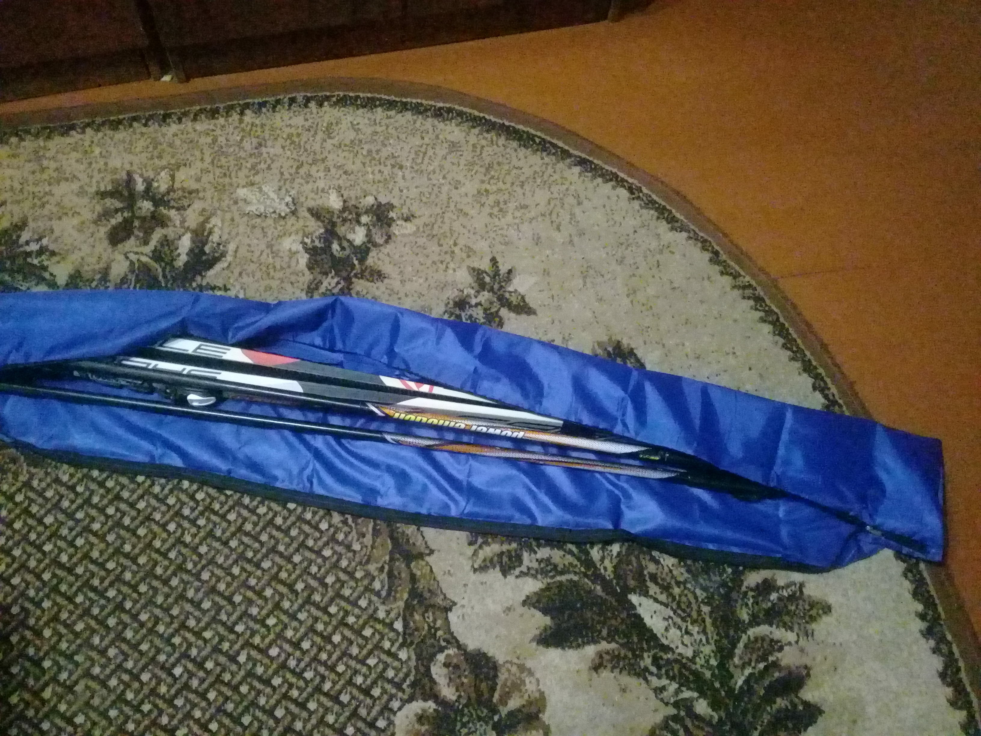 Фотография покупателя товара Чехол-сумка для беговых лыж, длина 210 см цвета МИКС - Фото 2
