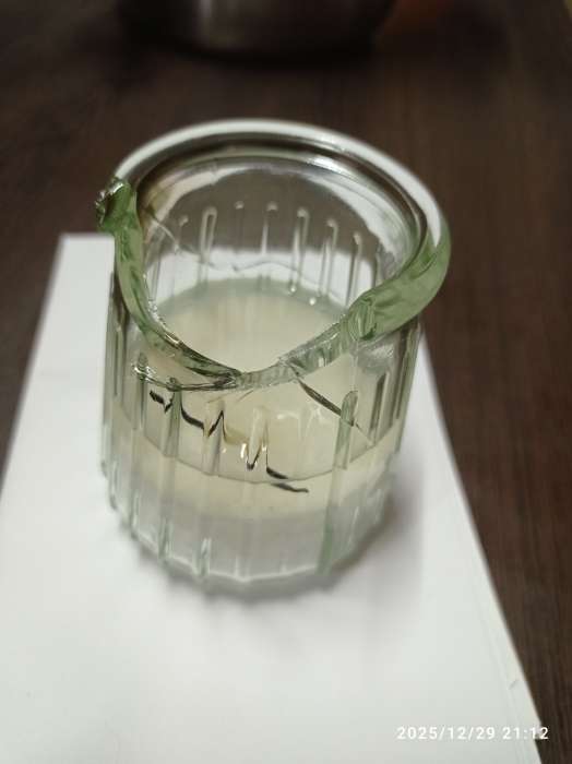 Фотография покупателя товара Банка для свечей стеклянная с крышкой «Ребристая» прозрачная 100 мл 6.5×6.5×7 см - Фото 1