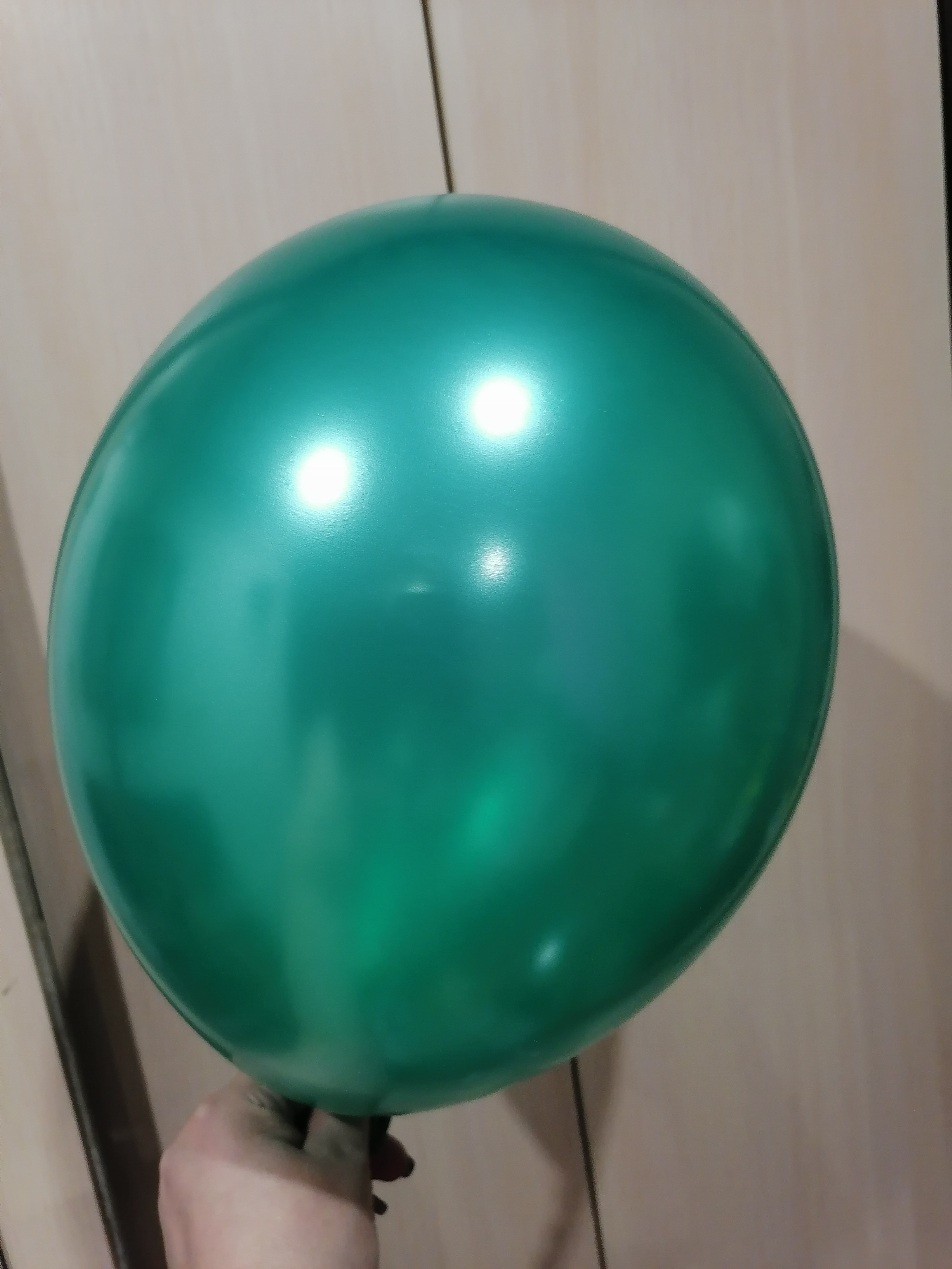 Фотография покупателя товара Шар латексный 14", металл, набор 100 шт., цвет зелёный - Фото 1