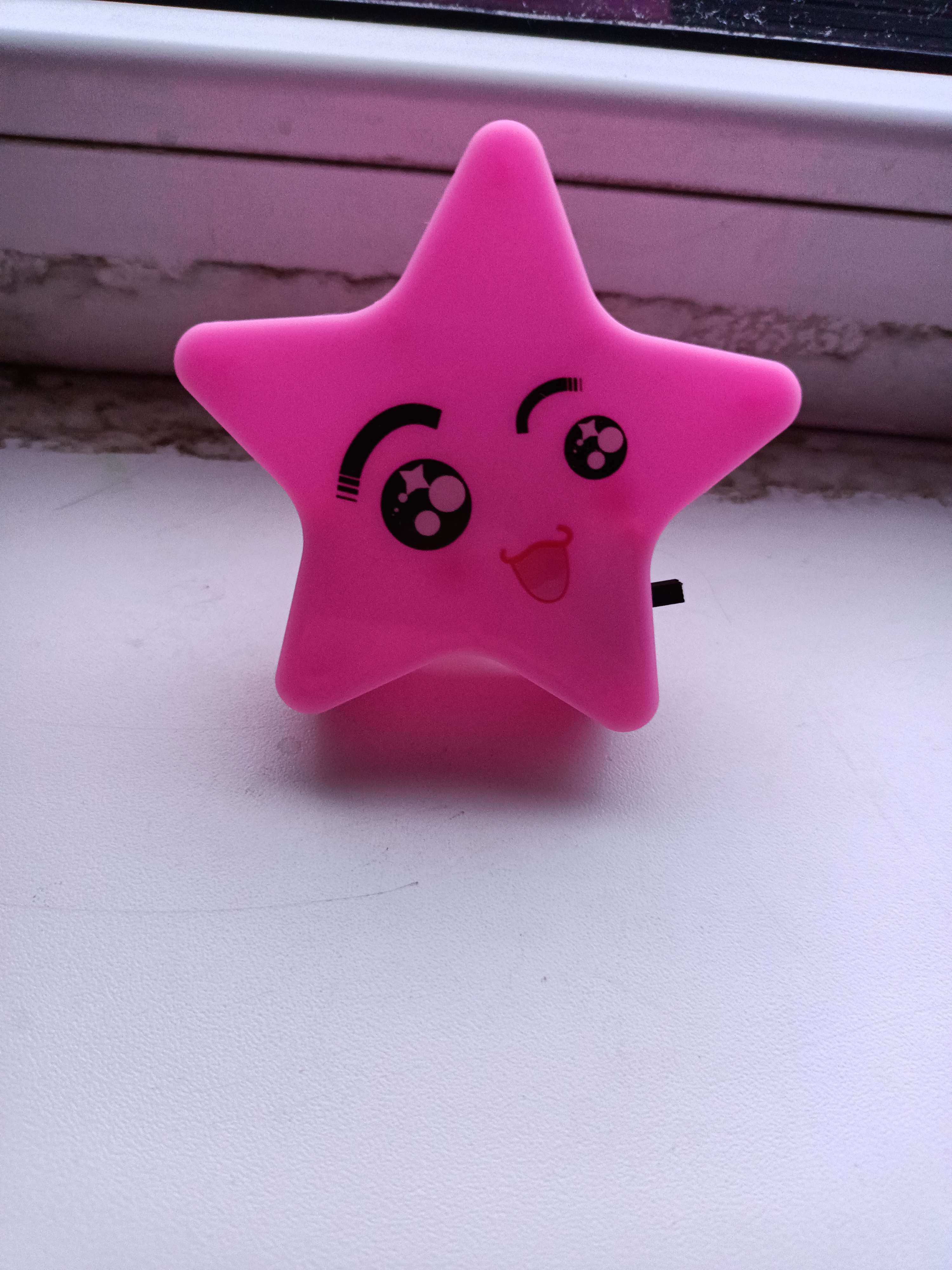 Фотография покупателя товара Ночник "Звездочка" 1Вт МИКС 7,5х4х7,5 см RISALUX - Фото 5