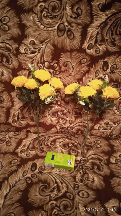 Фотография покупателя товара Букет искусственный «Пышная гвоздика», h=30 см, МИКС - Фото 1