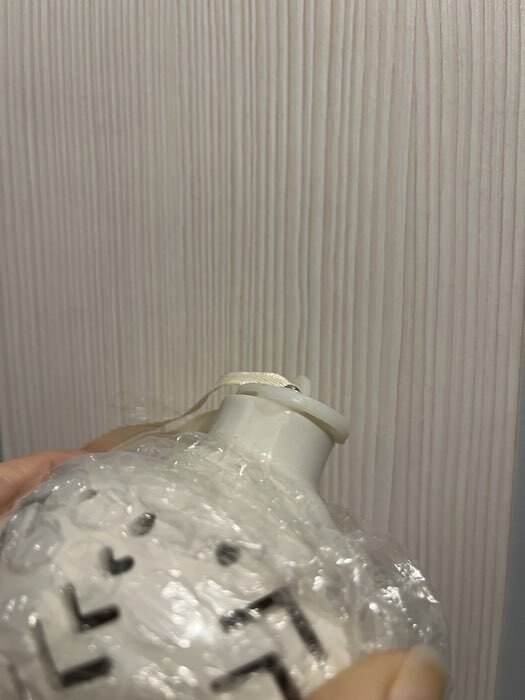 Фотография покупателя товара Ёлочный шар с подсветкой «Орнамент», 10.7×8.5×8.5 см, 1 LED, керамика, от батареек LR44×3, керамика, свечение тёплое белое - Фото 1