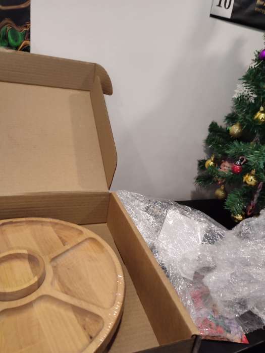 Фотография покупателя товара Набор деревянных менажниц и сервировочных досок на подставке Adelica, 3 шт., 25×14 см, 23×12 см, 21×10 см - Фото 20