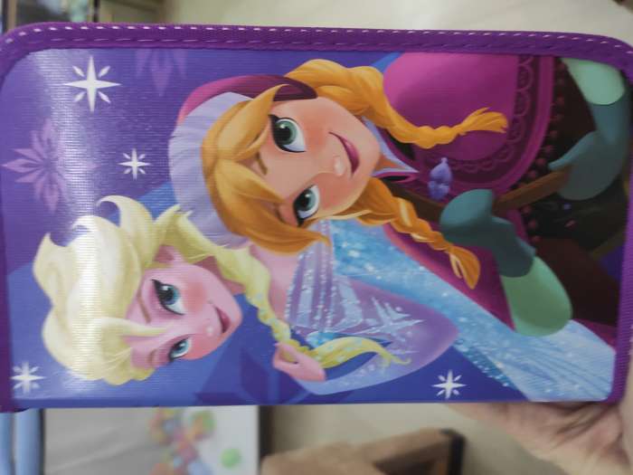 Фотография покупателя товара Пенал каркасный, 1 секция, 11.5×20.5×3 см, «Холодное сердце» - Фото 4