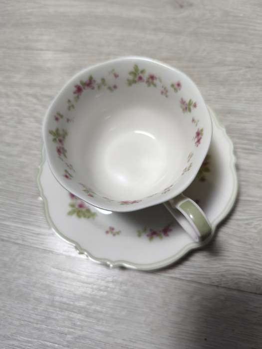 Фотография покупателя товара Чайная пара WY Emerald Essence, фарфор, 220 мл, белая - Фото 3