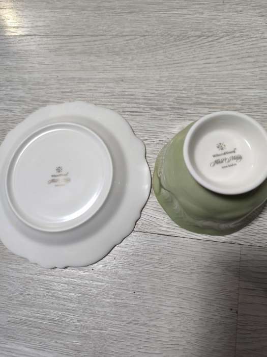 Фотография покупателя товара Чайная пара WY Emerald Essence, фарфор, 220 мл, белая - Фото 4