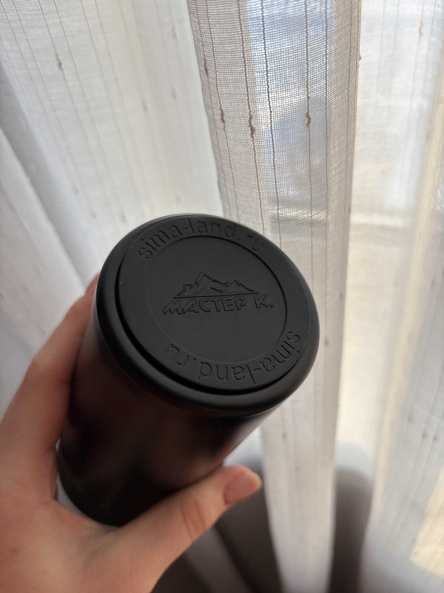 Фотография покупателя товара Термокружка Мастер К Style, 380 мл, сохраняет тепло 8 ч, с ситечком, нержавеющая сталь, красная - Фото 3