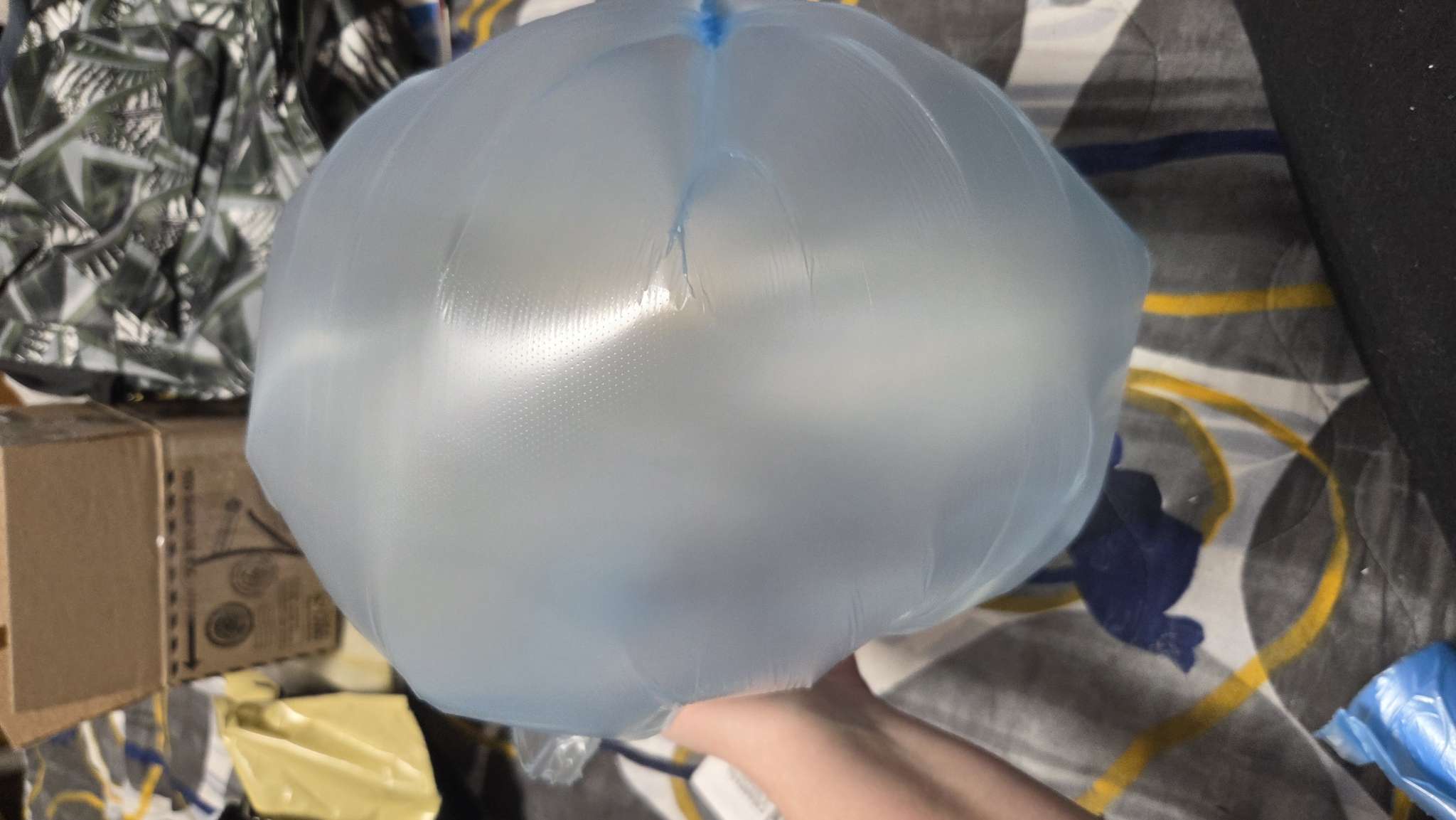 Фотография покупателя товара Мешки для мусора в рулоне «UPAK LAND» 30 л, синие, ПНД, 5 мкм, 50 шт., 45×54 см - Фото 4