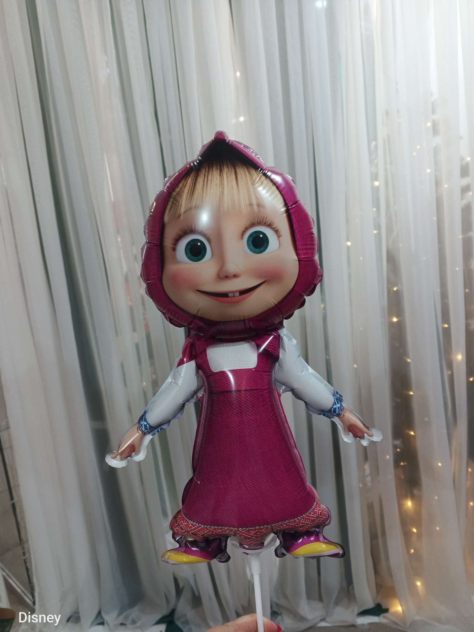 Фотография покупателя товара Воздушные шары фольгированные 16" «Маша», 5 шт., под воздух - Фото 1