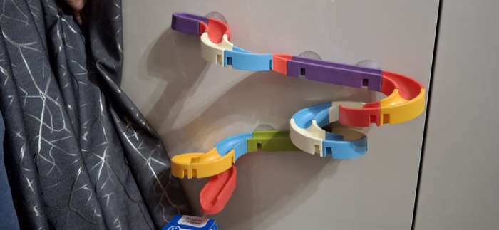 Фотография покупателя товара Игрушка для купания в ванной «Забавные горки», 48 деталей - Фото 1