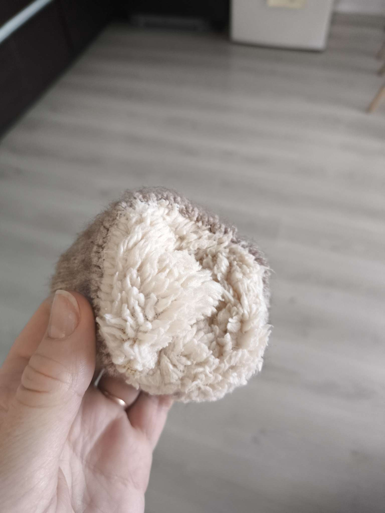 Фотография покупателя товара Варежки детские MINAKU, коричневые, 19 см - Фото 2