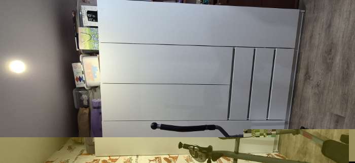 Фотография покупателя товара Шкаф распашной четырёхстворчатый «Мадера», 3 ящика, 1600×520×2100 мм, цвет белый - Фото 230