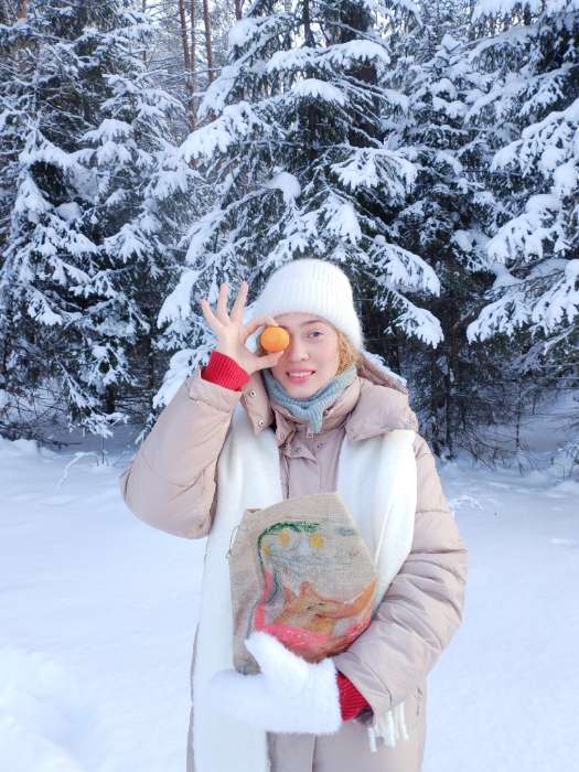 Фотография покупателя товара Холщовый мешочек для украшений, подарков и трав, текстиль «Эко», 30×40 см - Фото 2