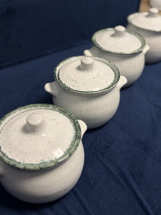 Фотография покупателя товара УЦЕНКА Горшок керамический для запекания «Пиканто» 0.65 л / 12.5×11.5 см, варадеро, нет крышки - Фото 2