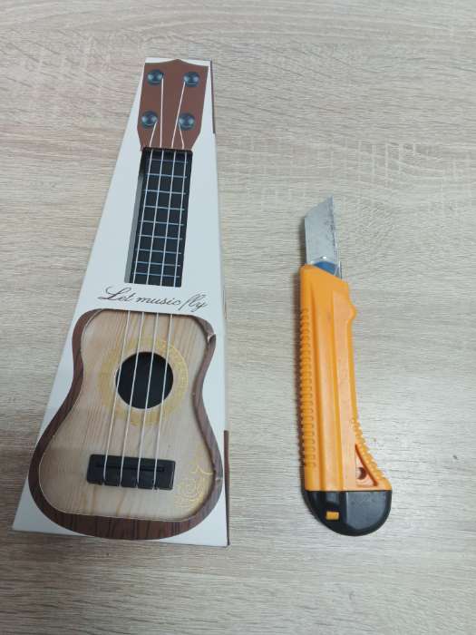 Фотография покупателя товара Гитара «Великий музыкант», МИКС - Фото 5