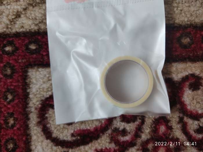 Фотография покупателя товара Клейкая лента для изоляции нижних ресниц и макияжа, 1,3 cм, 4,5 м - Фото 3