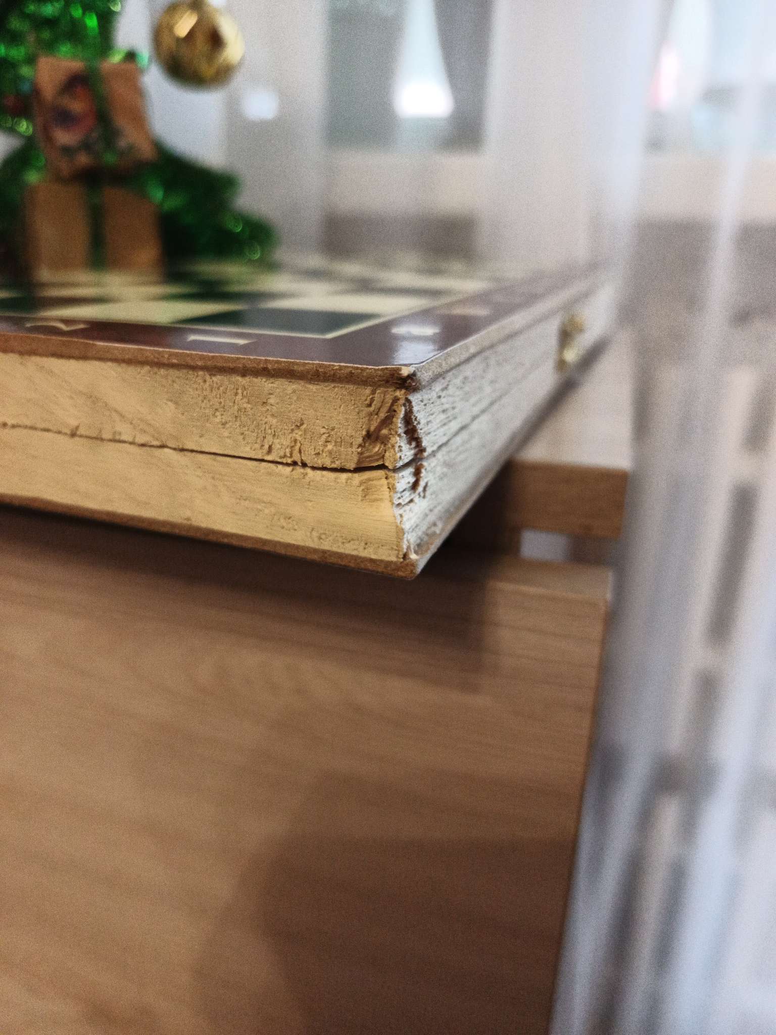 Фотография покупателя товара Шахматы, шашки, нарды, настольные игры, набор 3 в 1, 29×29 см - Фото 3