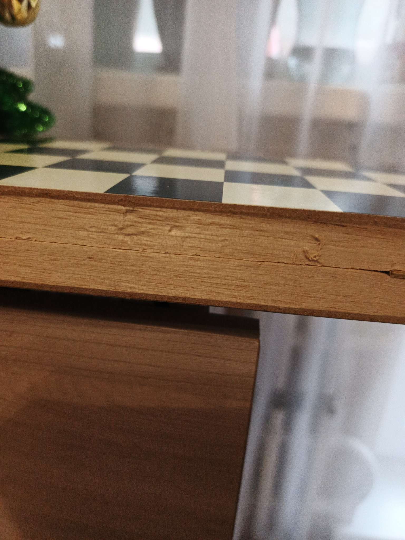 Фотография покупателя товара Шахматы, шашки, нарды, настольные игры, набор 3 в 1, 29×29 см - Фото 4