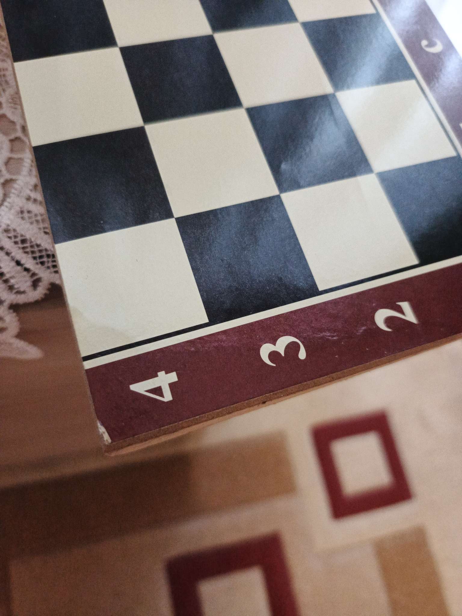 Фотография покупателя товара Шахматы, шашки, нарды, настольные игры, набор 3 в 1, 29×29 см - Фото 5