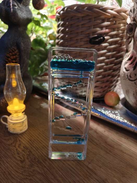 Фотография покупателя товара Часы гелевые, антистресс, 16.5×5.8 см, синие - Фото 1